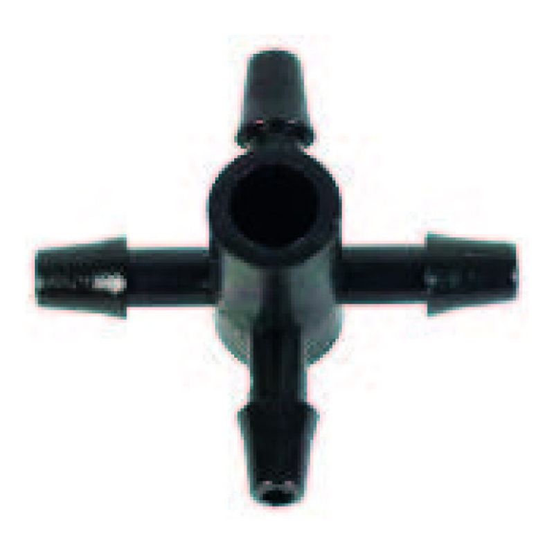 Adaptador 5 salidas para micro tubin 6 mm Cont: 500 piezas